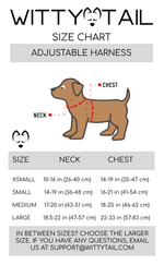 Adjustable Harness - "Pooch in Paris" - Witty Tail