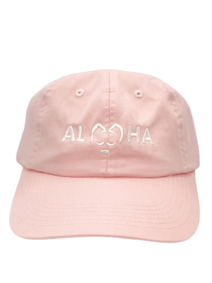 Pink "Aloha" Witty Tail Dad Cap - Witty Tail