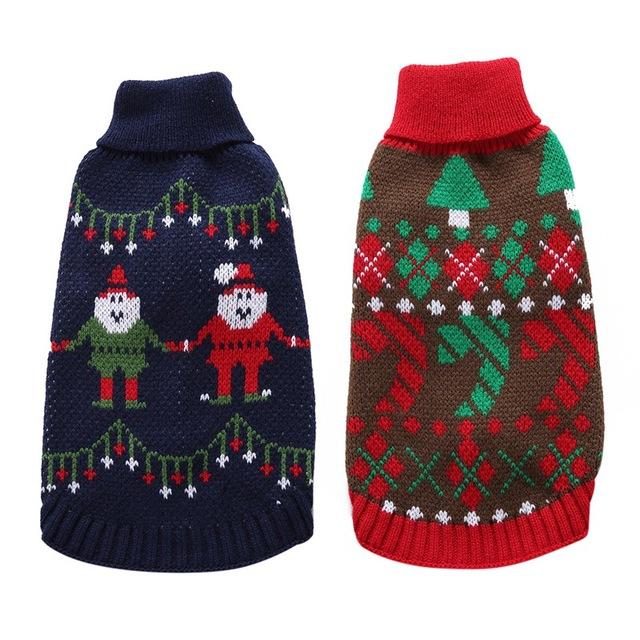 Pet Sweater Christmas Style Holiday Christmas - Witty Tail