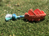 Rubber Football Chew Toy with Tug Rope - Witty Tail