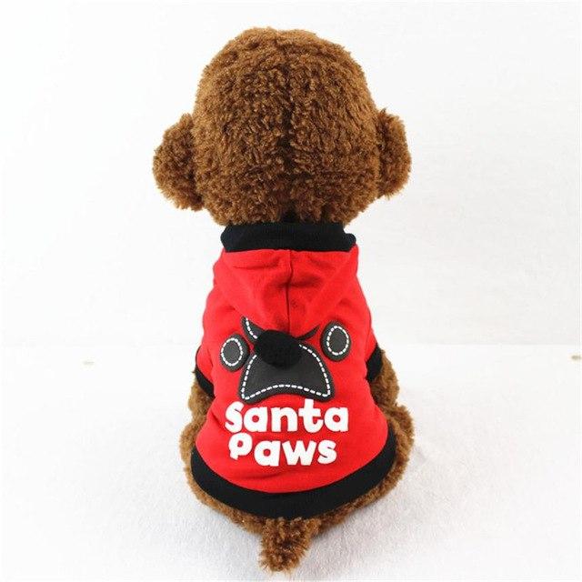 Small Puppy pet Christmas Hoodie clothes Xmas - Witty Tail